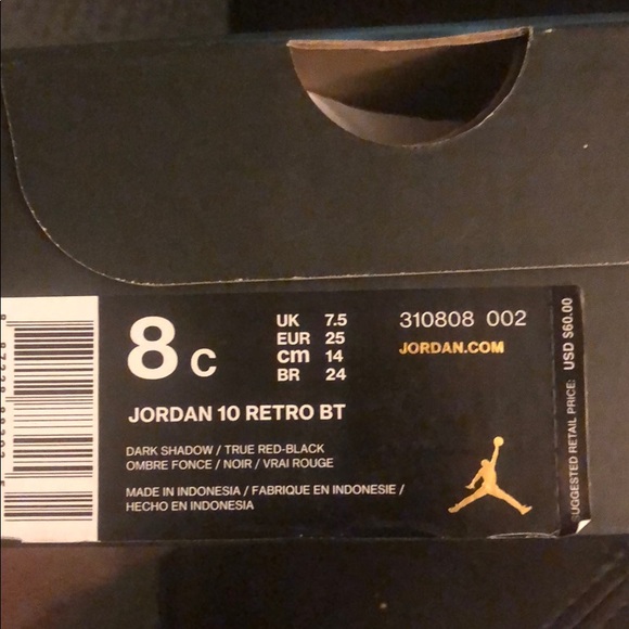 Jordan’s 10 Retro BT - Picture 2 of 3